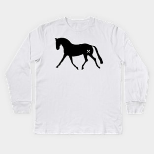 Hanovarian Warmblood Kids Long Sleeve T-Shirt